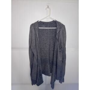 Moving Comfort Gray Athleisure Jacket Size XL w/Thumb Holes
